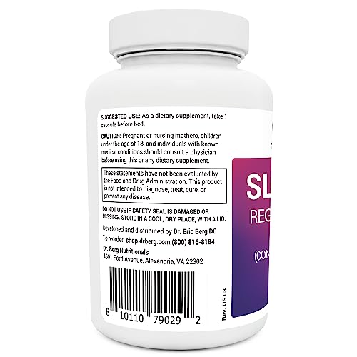 Dr. Berg Sleep Aid Regular Formula – Natural Support for Deep Sleeping Cycles Dr. Berg Nutritionals