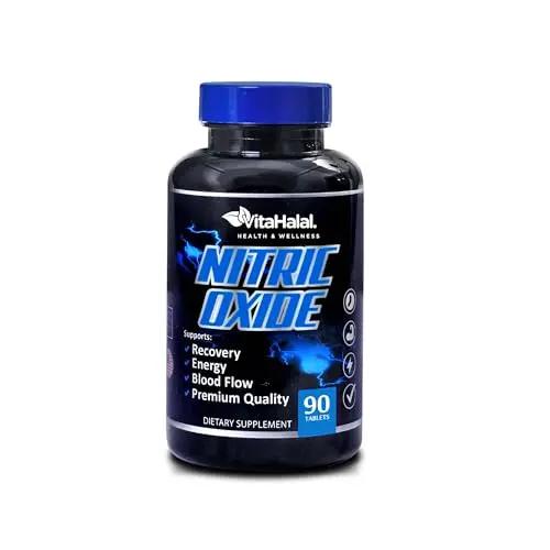 VitaHalal Nitric Oxide Supplement - Powerful Nitric Oxide Booster for Men to Support Blood