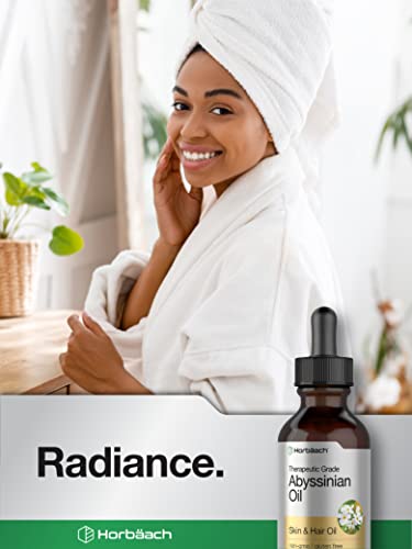 Abyssinian Oil 4 fl oz | Hair and Skin Oil | 2 Pack of 2oz | Paraben, SLS and Fragrance Free Horbäach