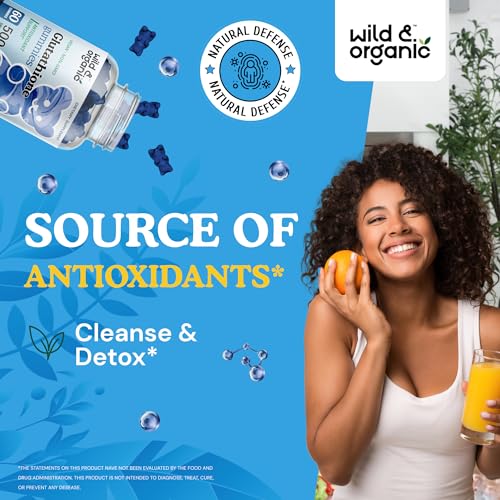 Wild & Organic Glutathione Gummies - Reduced Glutathione for Liver Cleanse & Antioxidants Wild & Organic