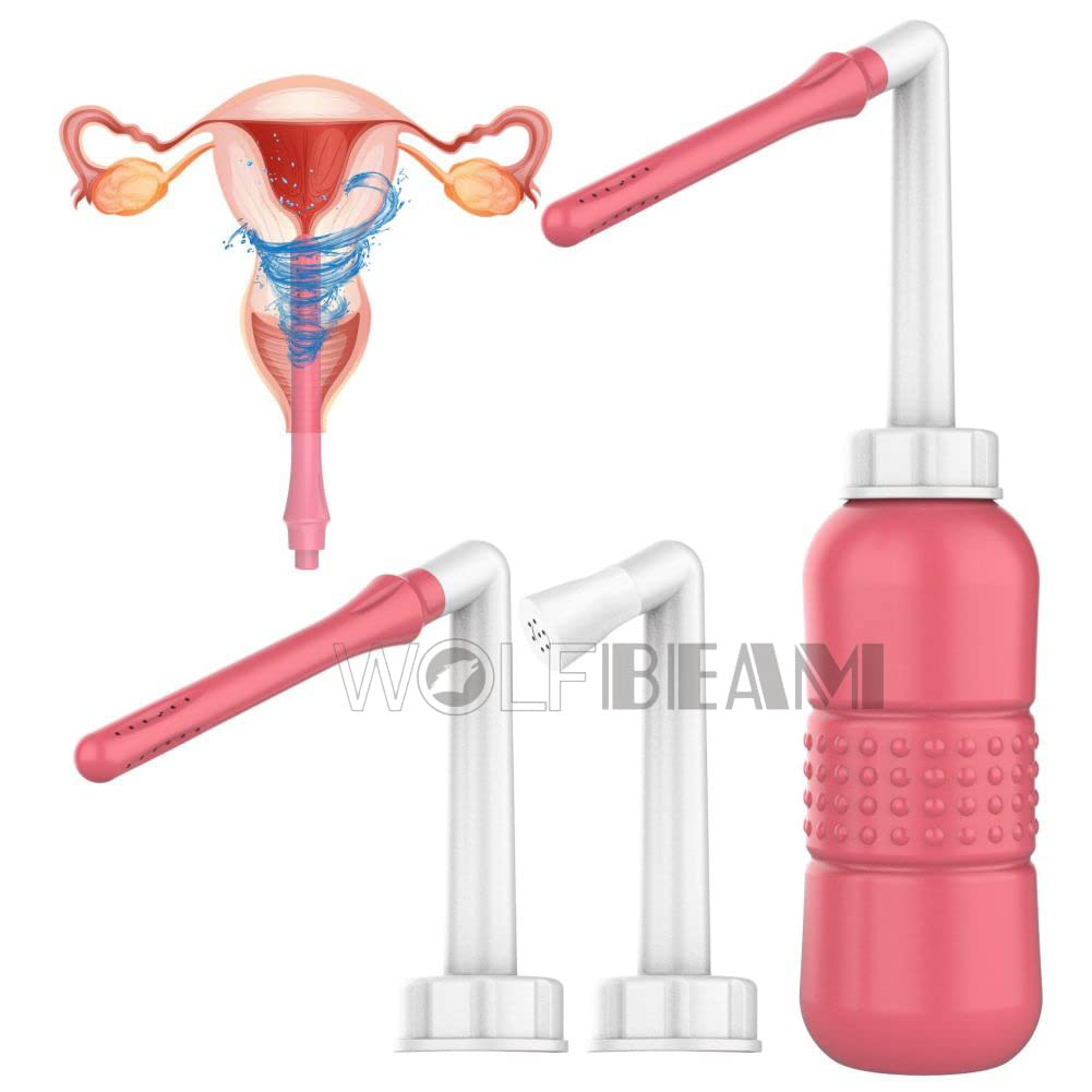 Wolfbeam 2IN1 Portable Hand-held Vulva and Anus Cleaner and Personal Health Vaginal Washing WOLFBEAM