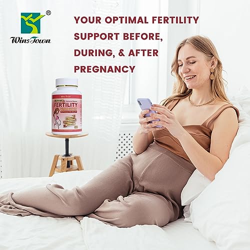 Wins Town Fertility Tablet for Women with Prenatal Vitamins, Female Fertility Supplement Wins Town