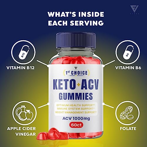 (2 Pack) 1st Choice Keto ACV Gummies, First Choice Gummies Advanced ACV - 1st Choice Fyvus