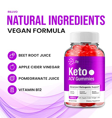 2nd Life Keto Plus ACV Gummies Second Life ACV Advanced Keto Formula Plus Apple Rillvo