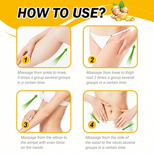 2PCS VOGSIG Ginger Slimming Cream - Anti Cellulite, Fat Burning, Tightening & Moisturizin VOGSIG