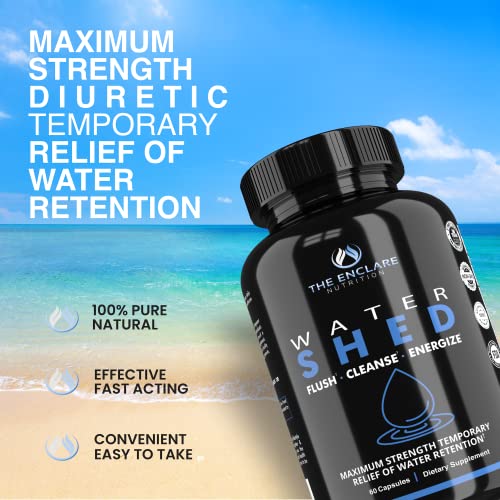 Water Pills Diuretic Water Retention, Liver Detox, Kidney Cleanse, Weight, Swelling THE ENCLARE NUTRITION