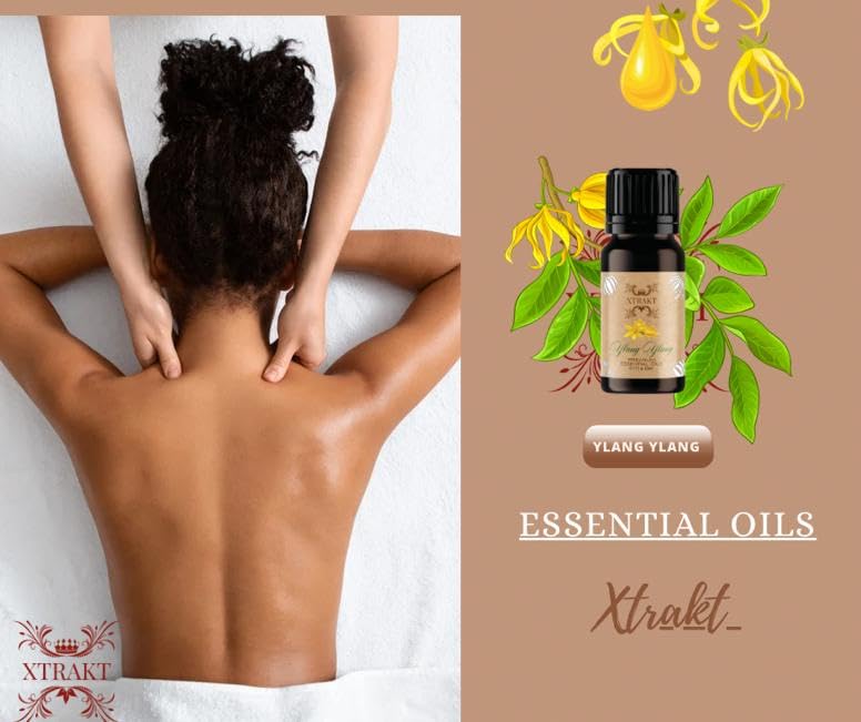 XTRAKT Pure Rose Essential Oil - Therapeutic Grade Aromatherapy Oil for Elegance and Emotional Balance XTRAKT