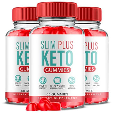 (3 Pack) Slim Plus Keto ACV Gummies, Slim Plus Keto Gummies for Weight Loss Reviews