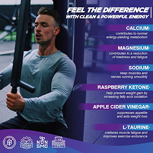 VEGEPOWER Keto Fast Diet Pills- Ketone Slim Pro 180 Capsules-Apple Cider Vinegar VEGEPOWER