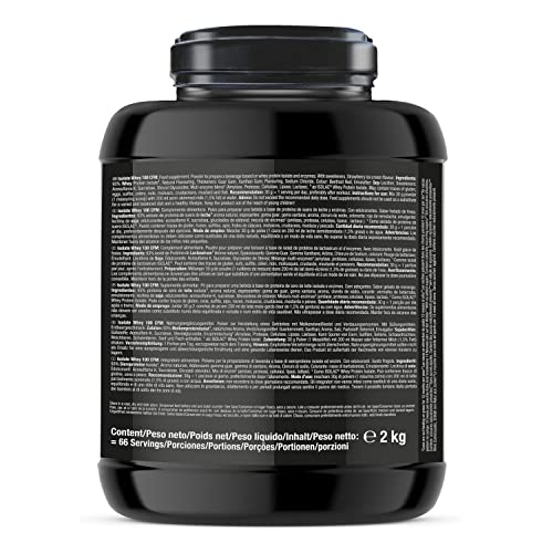 Weider Isolate Whey 100 CFM (2kg) Strawberry Ice Cream Flavour. Protein Powder with 25g Proteins Weider