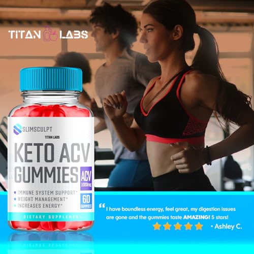 (2 Pack) Slimsculpt Keto ACV Gummies, Slim Sculpt Keto ACV Gummies Advanced Weight Loss 1000MG