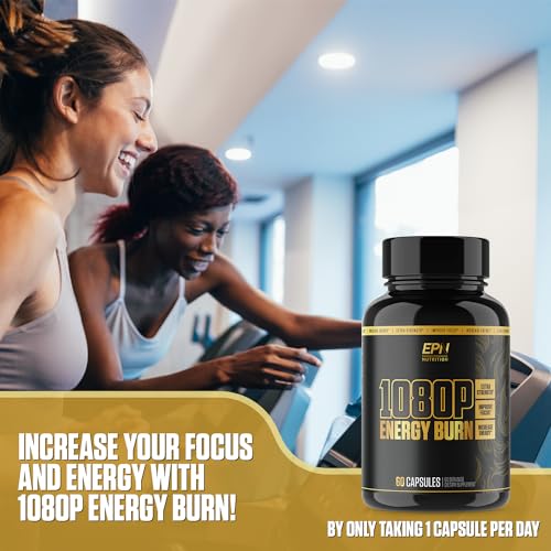 1080p Thermogenic Energy Burn | #1 Rated Energy & Pre Workout for Men & Women EPN Supplements