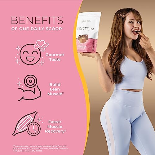 One Sol Lean Plant Protein Powder Chocolate Sea Salt, Low Carb, Gluten Free, Lactose One Sol