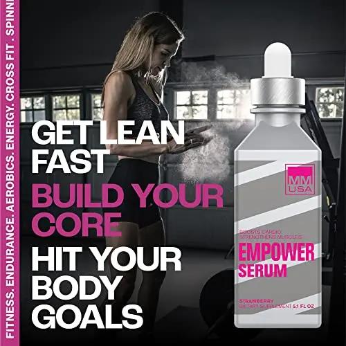 Women's pre-workout for muscle strength, and energy. Get lean, improve your fitness, burn fat faster, strengthen your core, and increase your endurance. Get lean, strong, and slim. Cherry