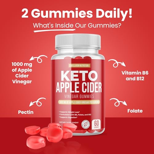 Wellvion Keto ACV Gummies for Weight Loss Support - Advanced Formula (1000mg) Wellvion Nutrition