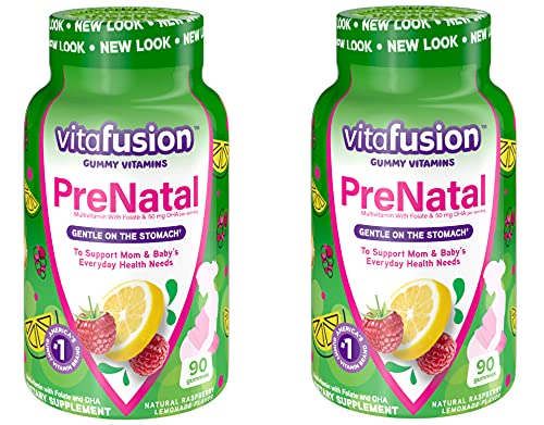 Vitafusion Prenatal Gummy Vitamins, 90 Count (Pack of 2)