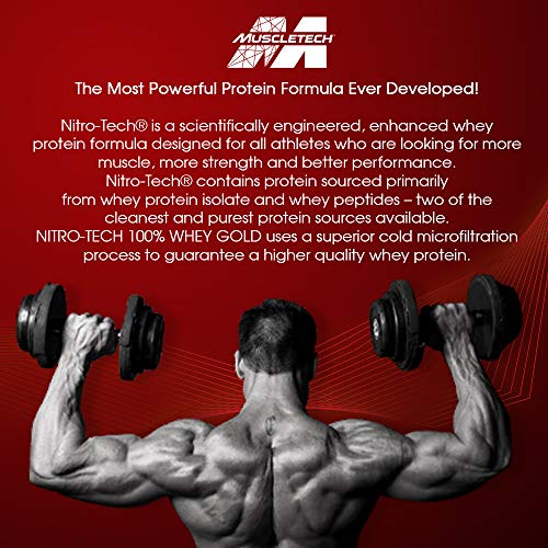Whey Protein Powder - MuscleTech Nitro-Tech Whey Gold Protein Powder MuscleTech