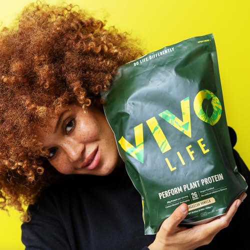 Vivo Life Perform Raw Cacao Flavour Vegan Protein Powder - BCAA Pea & Hemp Blend Vivo life