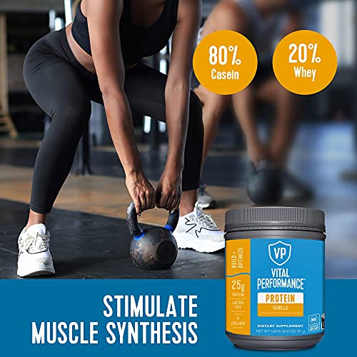 Vital Performance Protein Powder, 25g Lactose-Free Milk Protein Isolate Casein & Whey Vital Proteins