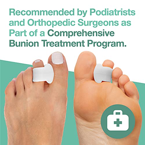 ZenToes Gel Toe Separators for Overlapping Toes, Bunions, Big Toe Alignm ZenToes