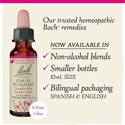 Bach Original Flower Remedies, Star of Bethlehem for Grief and Shock (Non-Alcohol Formula)