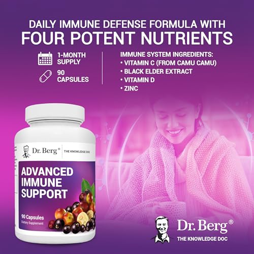 Dr. Berg's Advanced Immune Support - Daily Immunity Multi-System Defense Supplement Dr. Berg Nutritionals