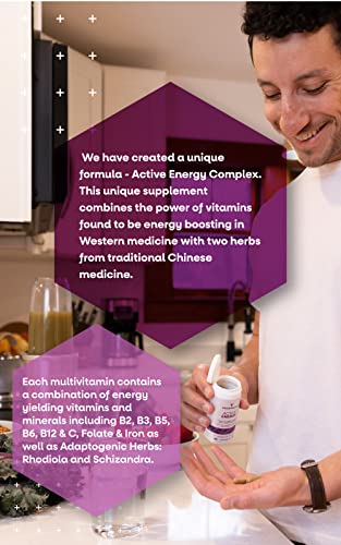 Vegetology Energy Supplements – Iron, Vitamin C & B2, B12, Folate & More – Vitamin Supple VEGETOLOGY