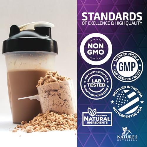 Whey Protein Powder 24g - Chocolate Ice Cream Whey Isolate Protein for Muscle Growth Nature's Nutrition