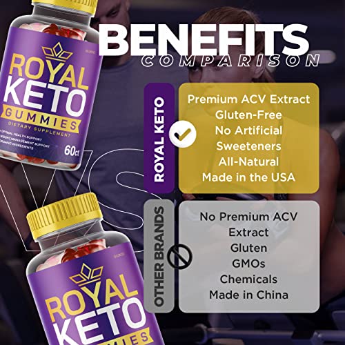 (2 Pack) Royal Keto ACV Gummies - New Advance Formula RoyalKeto