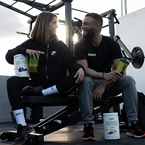 Weider Vegan Protein (750g) Vanilla Flavour. 23g Protein/dose, Pea Isolate (Pisane) & Rice Proteins Weider