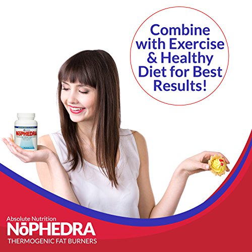 Absolute Nutrition Thermogenic Fat Burners, Nophedra Capsules, 80 Count Bottle Absolute Nutrition