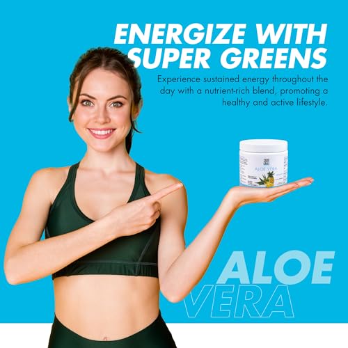 Yes You Can! Organic Aloe Vera Drink Mix - Super Greens Powder - Energy Drink Powder Yes You Can!
