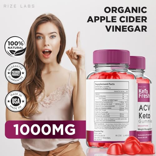 (3 Pack) Keto Fresh ACV Gummies, Keto Fresh ACV Gummies for Advanced Weight Loss rize labs