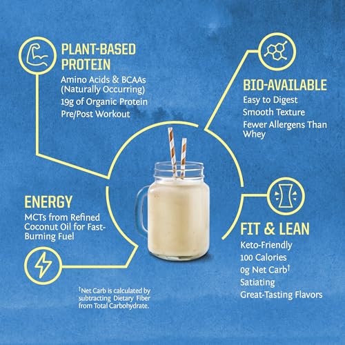 Vegan Organic Protein Powder Plant-based | BCAA Amino Acids Hemp Seed Soy Free Sunwarrior
