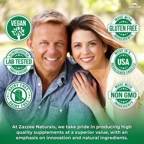 Zazzee Extra Strength Mullein 10:1 Extract, 3000 mg Strength, 120 Vegan Capsules Zazzee