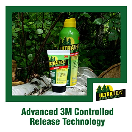 3M Ultrathon Insect Repellent Lotion, Splash and Sweat Resistant, 2 Oz Ultrathon