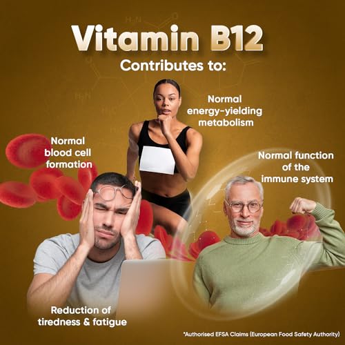 Vitamin B12 Tablets High Strength – 1000mcg Vegan B12 Supplement – 450 Pure Methylcob WeightWorld