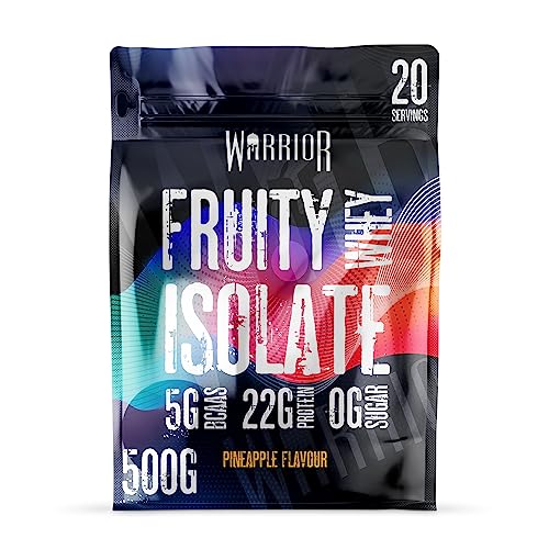 Warrior, Ultra-Pure Whey Protein Isolate 500g - Refreshing Fruit Protein - High Protein Low Carb