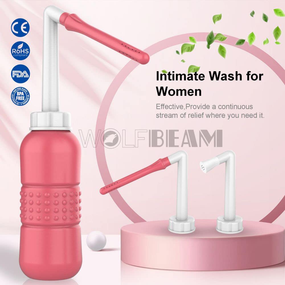 Wolfbeam 2IN1 Portable Hand-held Vulva and Anus Cleaner and Personal Health Vaginal Washing