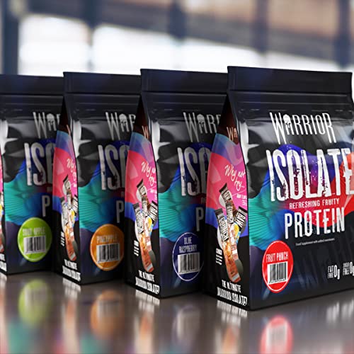 Warrior, Ultra-Pure Whey Protein Isolate 500g - Refreshing Fruit Protein - High Protein Low Carb Warrior