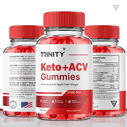 (3 Pack) Trinity Keto, Trinity Keto ACV Gummies - Trinity Keto ACV Gummies Advanced Apple Fyvus