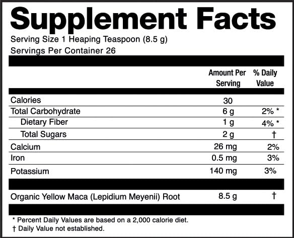 Zen Spirit Maca Root Powder Organic - Peruvian Root Premium Grade Superfood (Raw) Zen Spirit