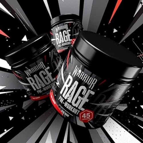Warrior, Rage - Pre-workout Powder - 392g - Energy Drink Supplement with Vitamin C Warrior