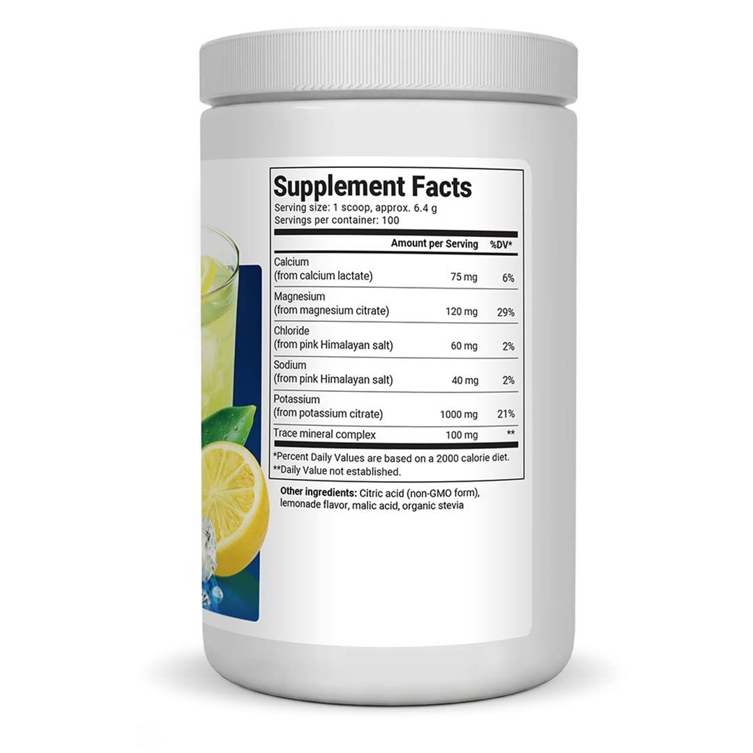 Dr. Berg's Electrolyte Powder 100 Servings Bundle - Raspberry Lemon & Lemonade Dr. Berg Nutritionals