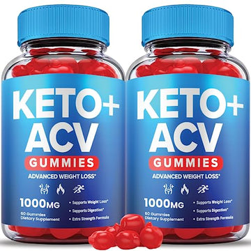 (2 Pack) Keto ACV Gummies Advanced Weight Loss, Acv Keto Gummies, Keto ACV Gummies