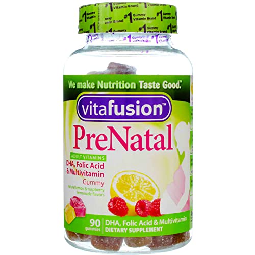 VitaFusion PreNatal Gummies, 90 Count (Pack of 12)
